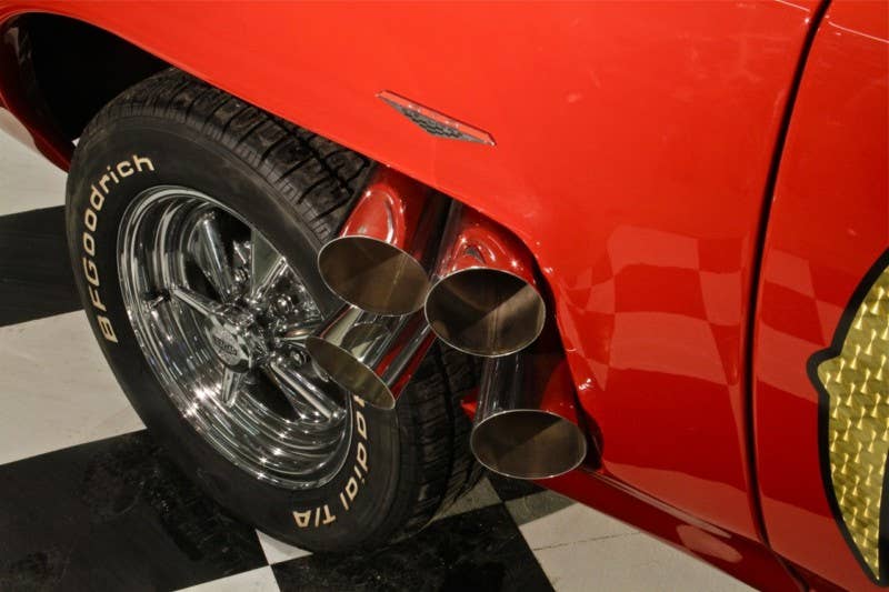 Monkeemobile trumpet exhaust