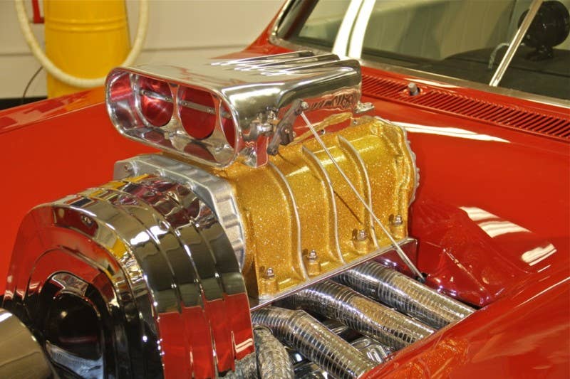 Monkeemobile engine bay
