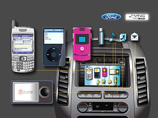 Ford introduced SYNC last year. Developed with Microsoft, SYNC has a powerful speech engine. This is the key to giving drivers voice control over their car's entertainment systems as well as linked external devices (via USB and wireless connections). With SYNC, when you talk to your car it will really hear you.Cost: $395, rolled into the price of the vehicle. No monthly charge.Ford Cars and TrucksLincoln CarsMercury Cars