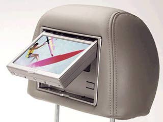 If you already own a capable family hauler but want the latest in rear-seat entertainment, AudioVox offers several choices. Headrests matched to your interior include a monitor and DVD player, but the monitors link to 2-player video game action. Satellite TV is a new-for-2009 option. More at AudioVox.com.Cost: Approximately $400 per headset | Ease of Use: Easy-ish  | You'll Be Using It: 15 minutesCar Audio and More Car Tech