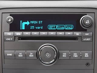 One of OnStar's newest features is eNav, an enhancement of their Turn-By-Turn Navigation service. If your GM vehicle has OnStar and you're a subscriber, you can use your computer to find your destination, and then MapQuest sends the route directly to your vehicle. Simple voice commands let you access the route. See more at OnStar.com. Ease of Use = Easy |You'll Be Using It = Right AwayGMC Trucks and SUVsHummer SUVsPontiac Cars