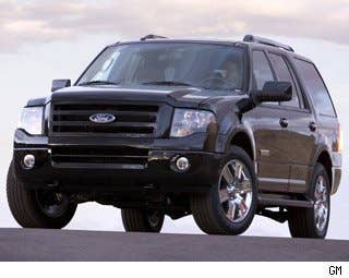 The only non-General Motors on the list, the Ford Expedition has not been tested by the IIHS, but it has been crash tested by the National Highway Traffic and Safety Administration, earning a four-star rating by the government regulator.  Like Chevy, Ford has equipped its big‘ute with six airbags, an electronic stability and traction control system, and a trailer anti-sway feature that allows for more confident towing. A blind-spot monitor is also on the Expedition’s menu of safety amenities, as are a 911 Assist function and a rearview camera.  For those who appreciate the 2012 Expedition’s comfort and utility, yet need more cargo space, Ford offers an elongated version known as the Expedition EL. Both models have earned an overall 4-Star crash-test rating from the National Highway Traffic and Safety Administration, and are fitted with features such as six airbags, AdvanceTrac stability and traction control, trailer sway control, and a 911 Assist emergency response system (not standard on the XL trim).  Research the Ford Expedition Ford Expedition Photos & Information Ford Expedition Specs Ford Expedition Local Dealer Price Quote