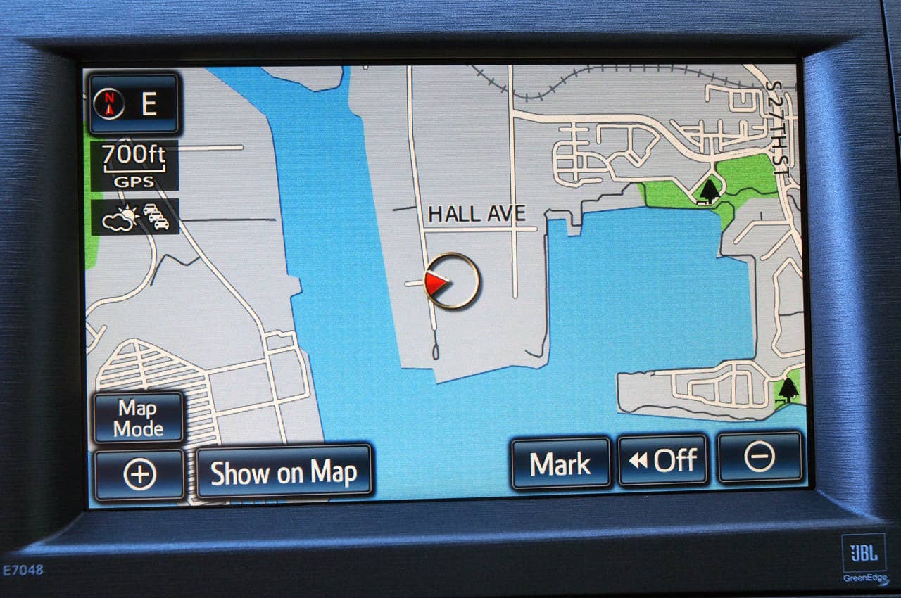 2012 Toyota Prius Plug-In navigation system
