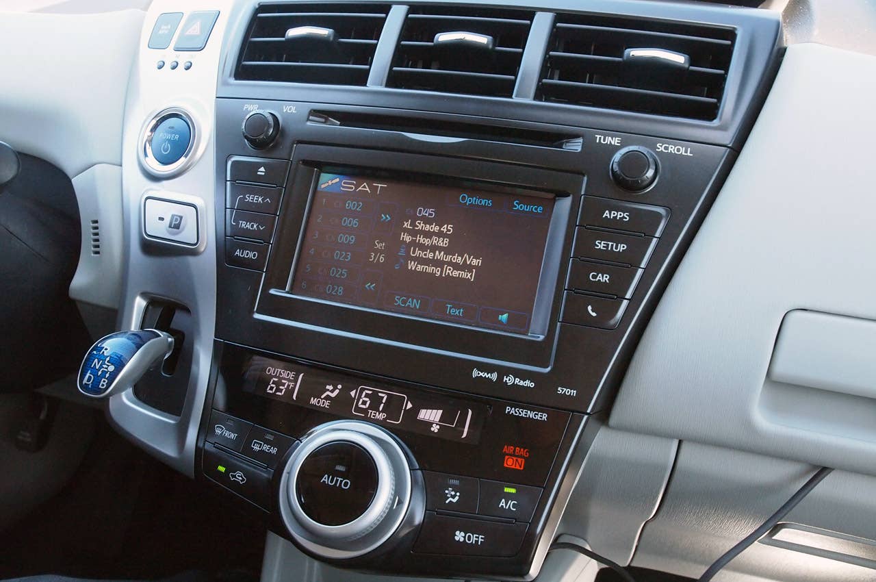 2012 Toyota Prius Plug-In instrument panel