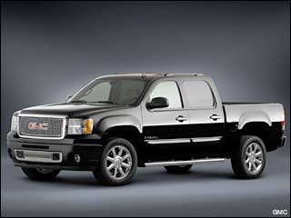 2008 GMC Sierra || Free Price Quote Need a truck with a payload of 5,300 lbs that can tow up to 16,500 lbs? Also boasting a flat-bed choice of 69.2 inches, 78.7 inches or 97.6 inches, the Sierra range has more than 240 combinations of trim and powertrain, so you're spoiled for choice at the higher or lower end of power and hauling capacity. The GMC Sierra 1500 SLE crew-cab, with its 6-CD changer and dual-zone cabin heating and cooling, is recommended for longer trips.Research the 2008 GMC SierraFull OverviewCompare This CarGet a Free Price Quote