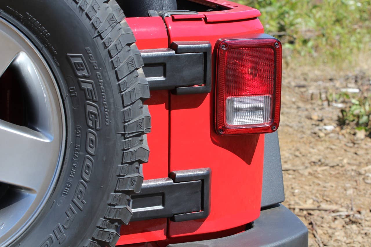 2012 Jeep Wrangler taillight