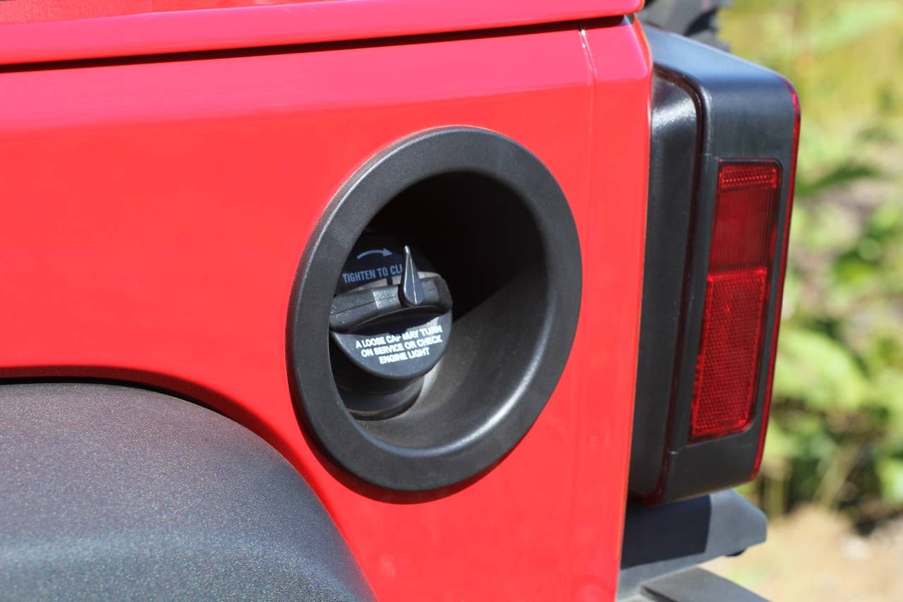 2012 Jeep Wrangler gas cap