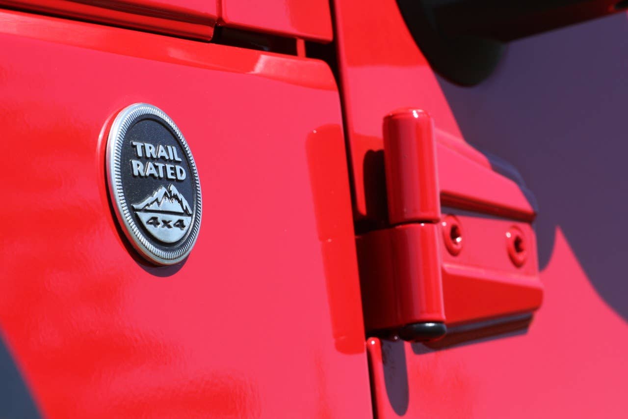 2012 Jeep Wrangler Trail Rated badge