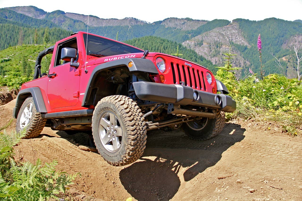 2012 Jeep Wrangler rock crawling