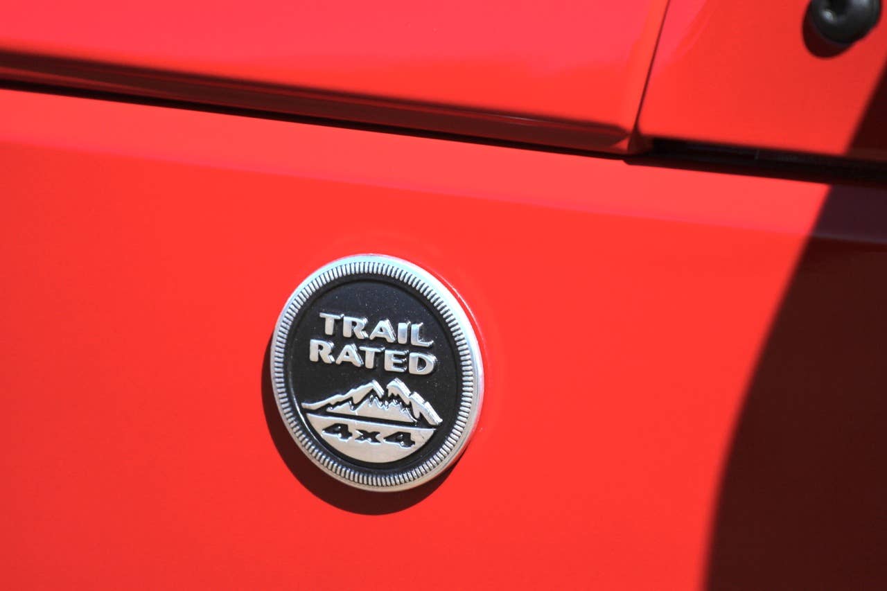 2012 Jeep Wrangler Trail Rated badge