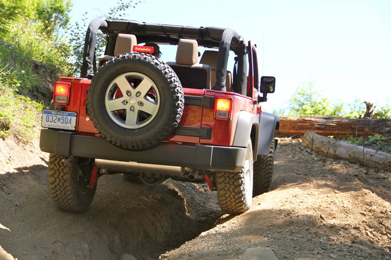 2012 Jeep Wrangler rock crawling