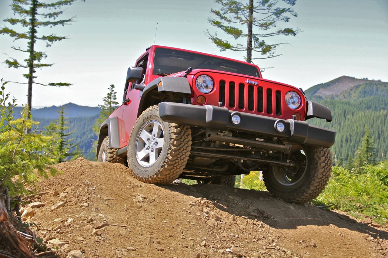 2012 Jeep Wrangler rock crawling