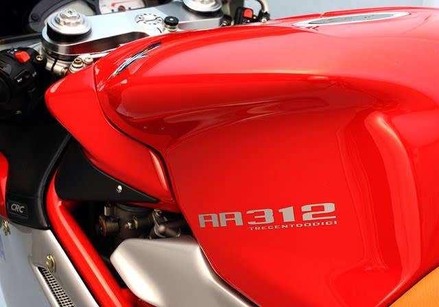 MV Augusta F4 1078 RR 312 Edizione Finale tank detail
