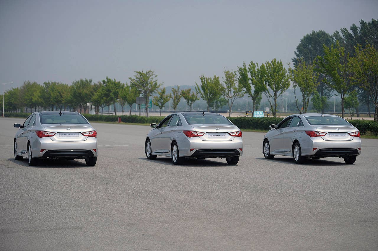 Hyundai Sonata Turbo and Hybrid Media Event in Korea