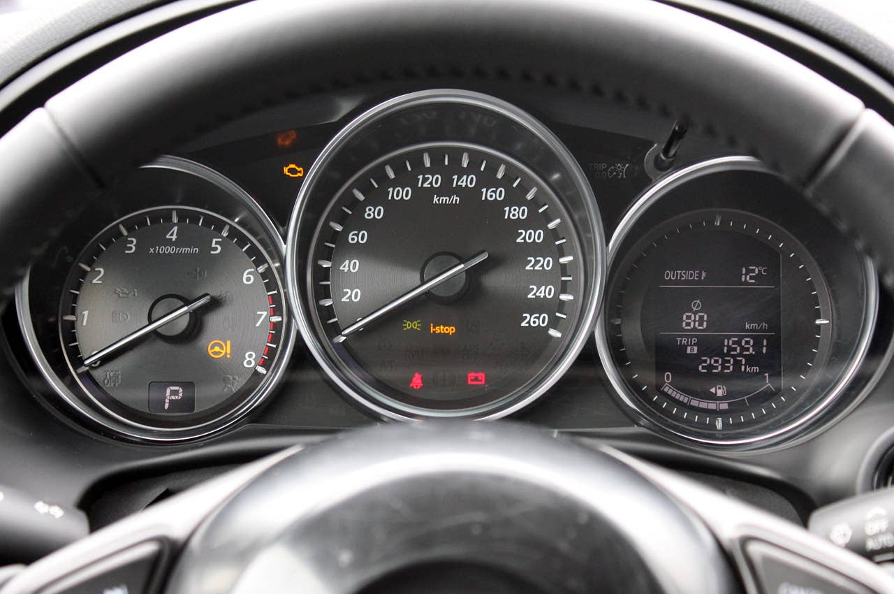 2013 Mazda CX-5 gauges