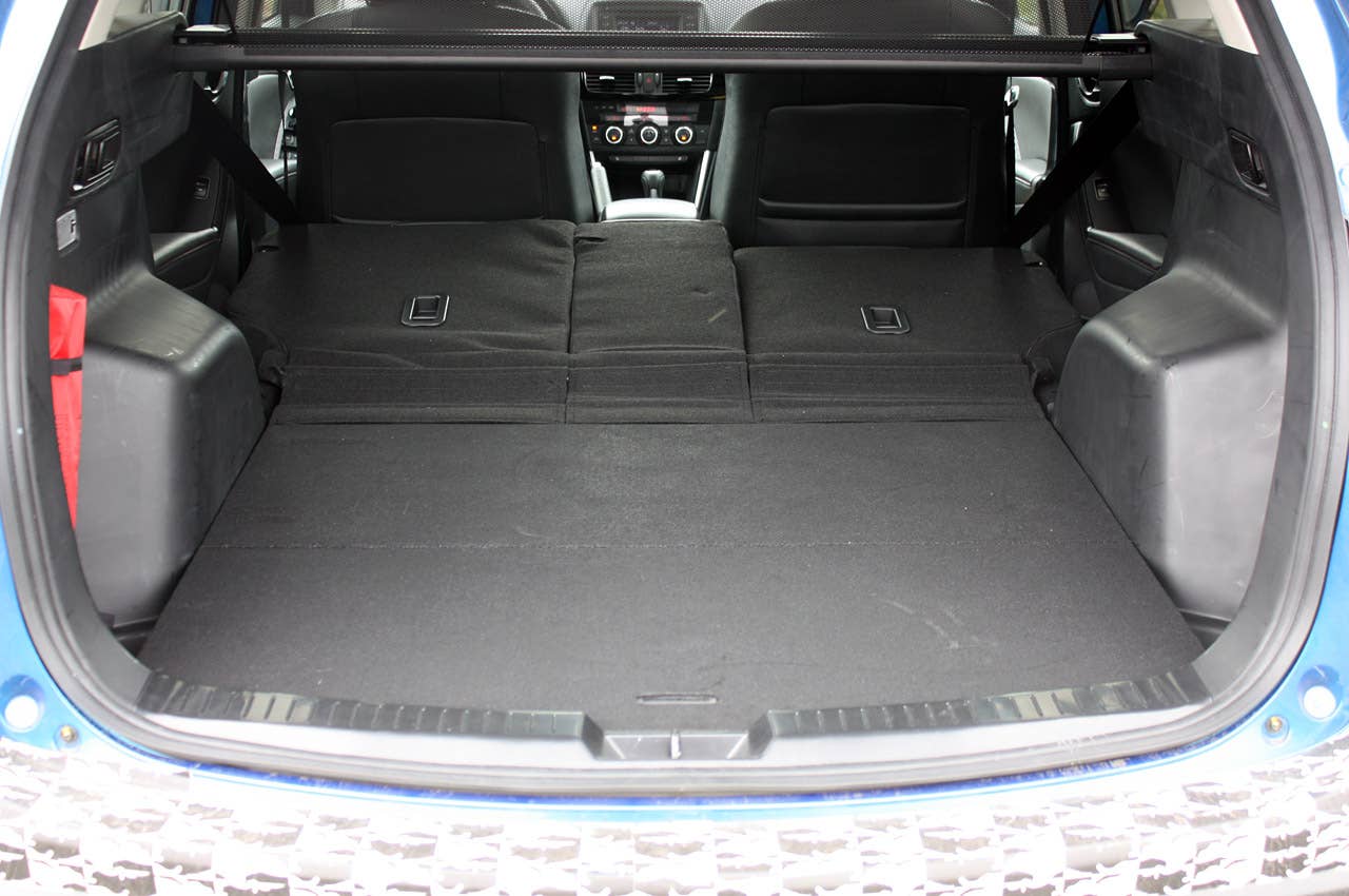 2013 Mazda CX-5 rear cargo area