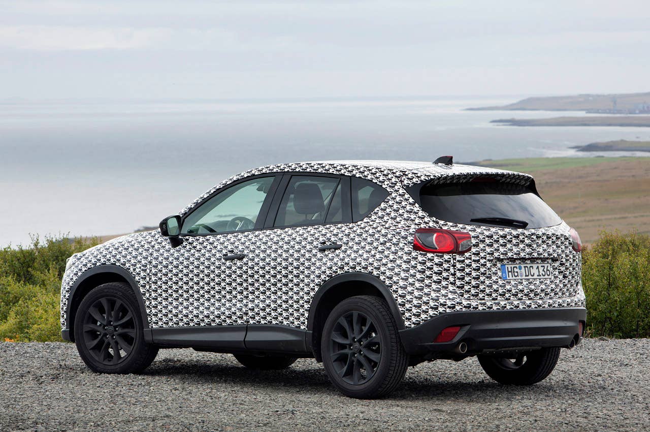 2013 Mazda CX-5 rear 3/4 view