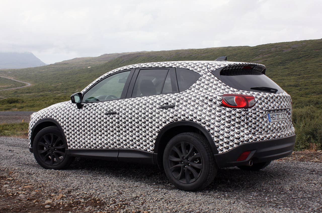 2013 Mazda CX-5 rear 3/4 view