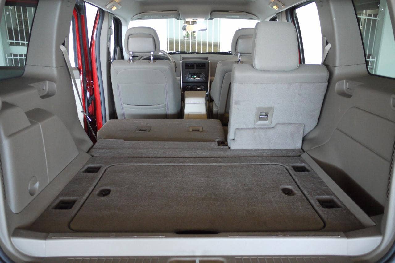 2010 Jeep Liberty Sport rear cargo area
