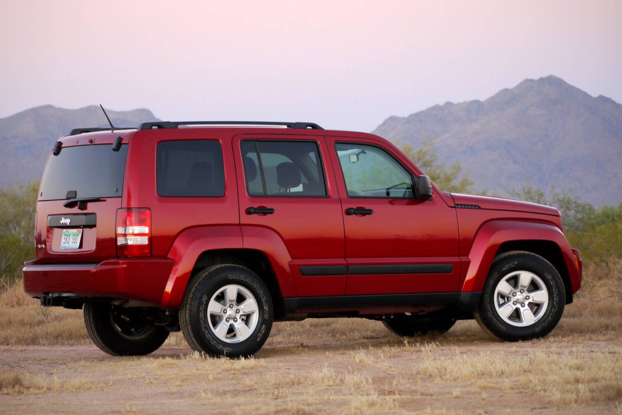2010 Jeep Liberty Sport rear 3/4 view
