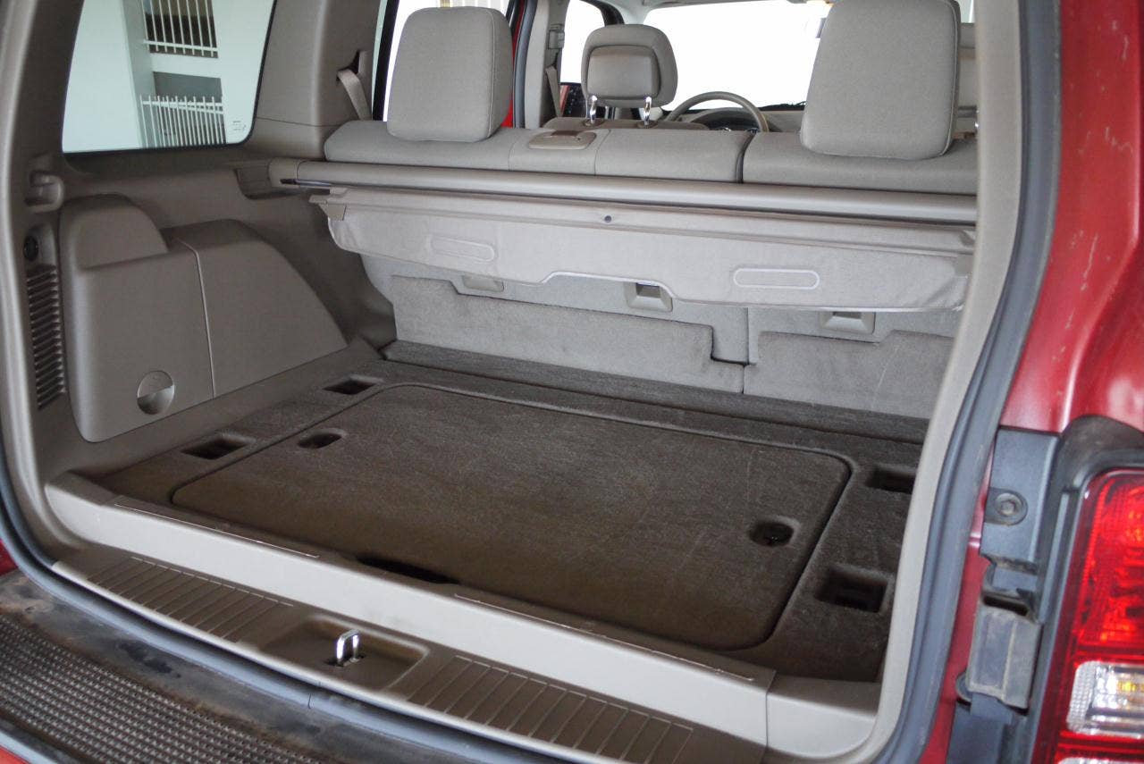 2010 Jeep Liberty Sport rear cargo area