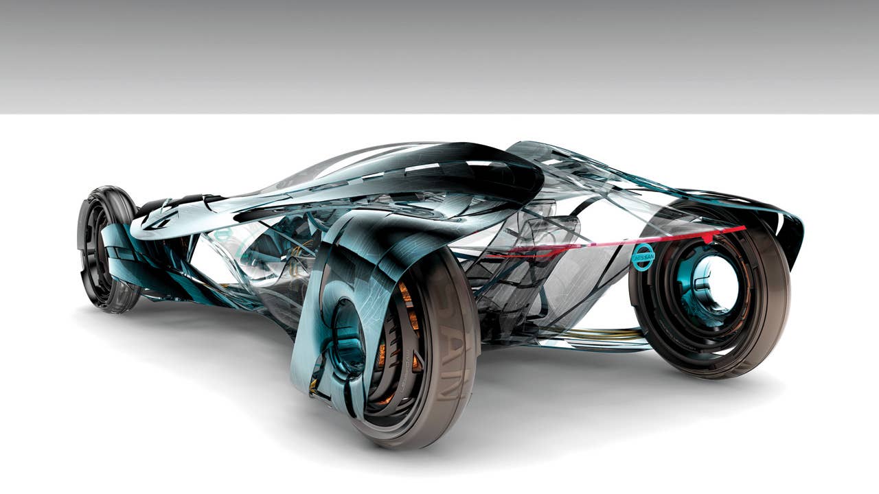 Nissan iV Design Concept rear 3/4