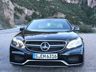 MSRP: Not yet available, though probably in the $90,000 to $105,000 range  Arrives: In dealer showrooms in August 2013  Engine: 5.5-liter V8 twin-turbo engine  Transmission: AMG SpeedShift MCT 7-speed sports transmission  Performance: 550 hp in saloon and 4-MATIC models; 585 hp in Sport  Fuel economy: 22 mpg combined in Sport model; 24 mpg combined in base model.  Seating: 5 people