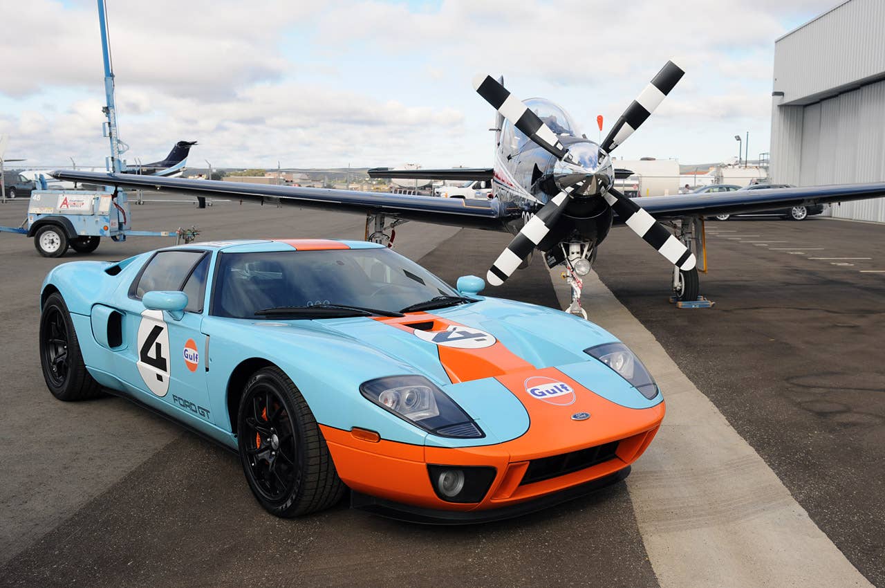 Ford GT in Gulf livery