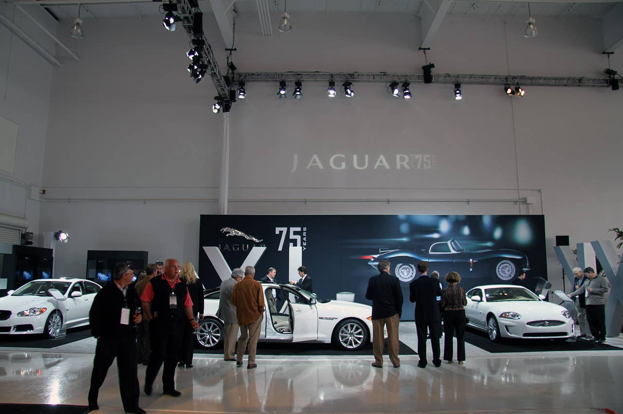 Jaguar display at 2010 McCall's Motorworks Revival