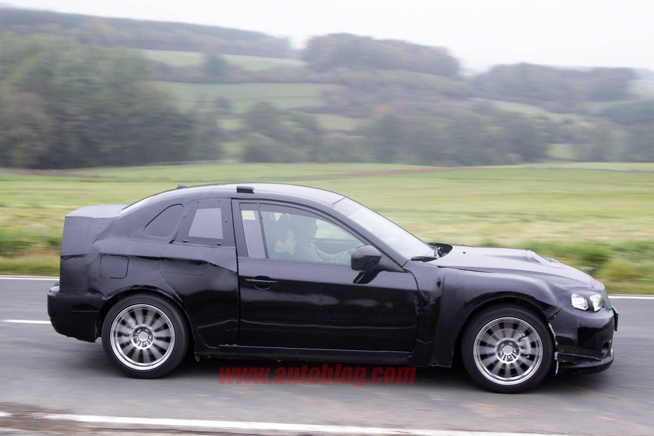 Subaru FT-86 STI Spy Shots side