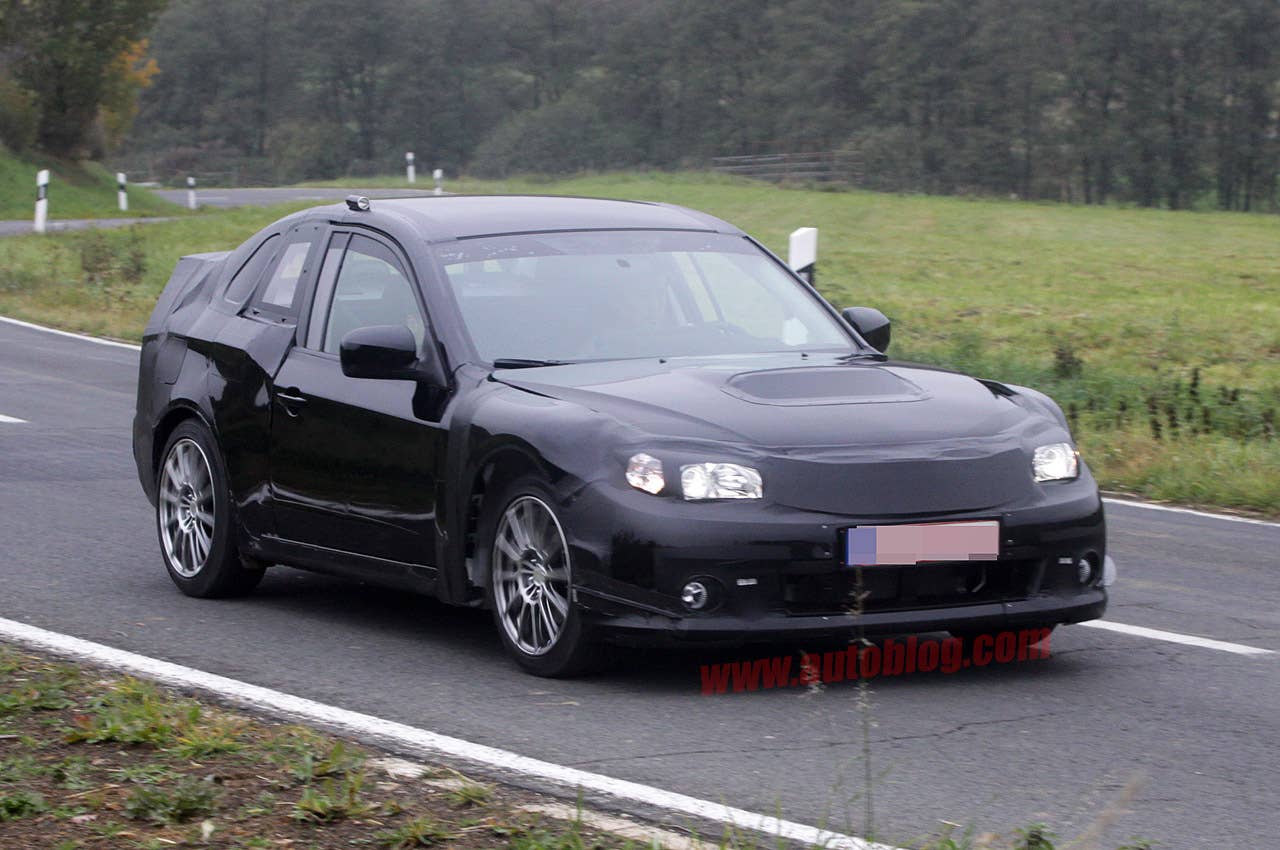 Subaru FT-86 STI Spy Shots front 3/4