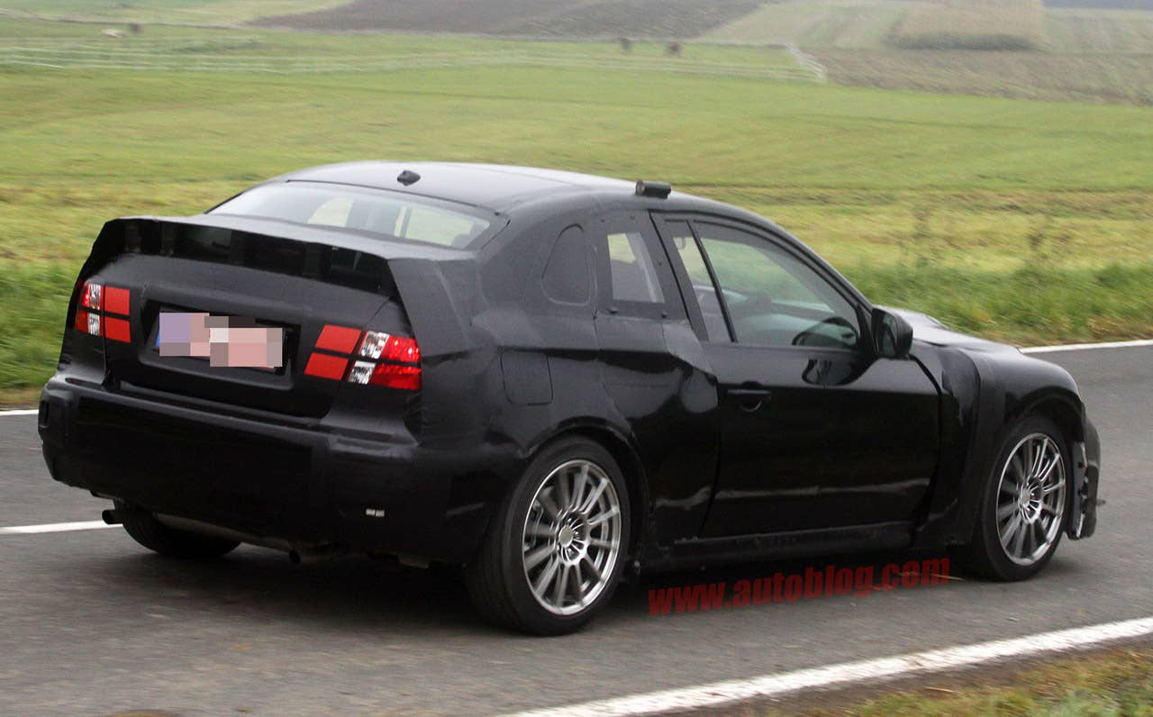 Subaru FT-86 STI Spy Shots rear 3/4