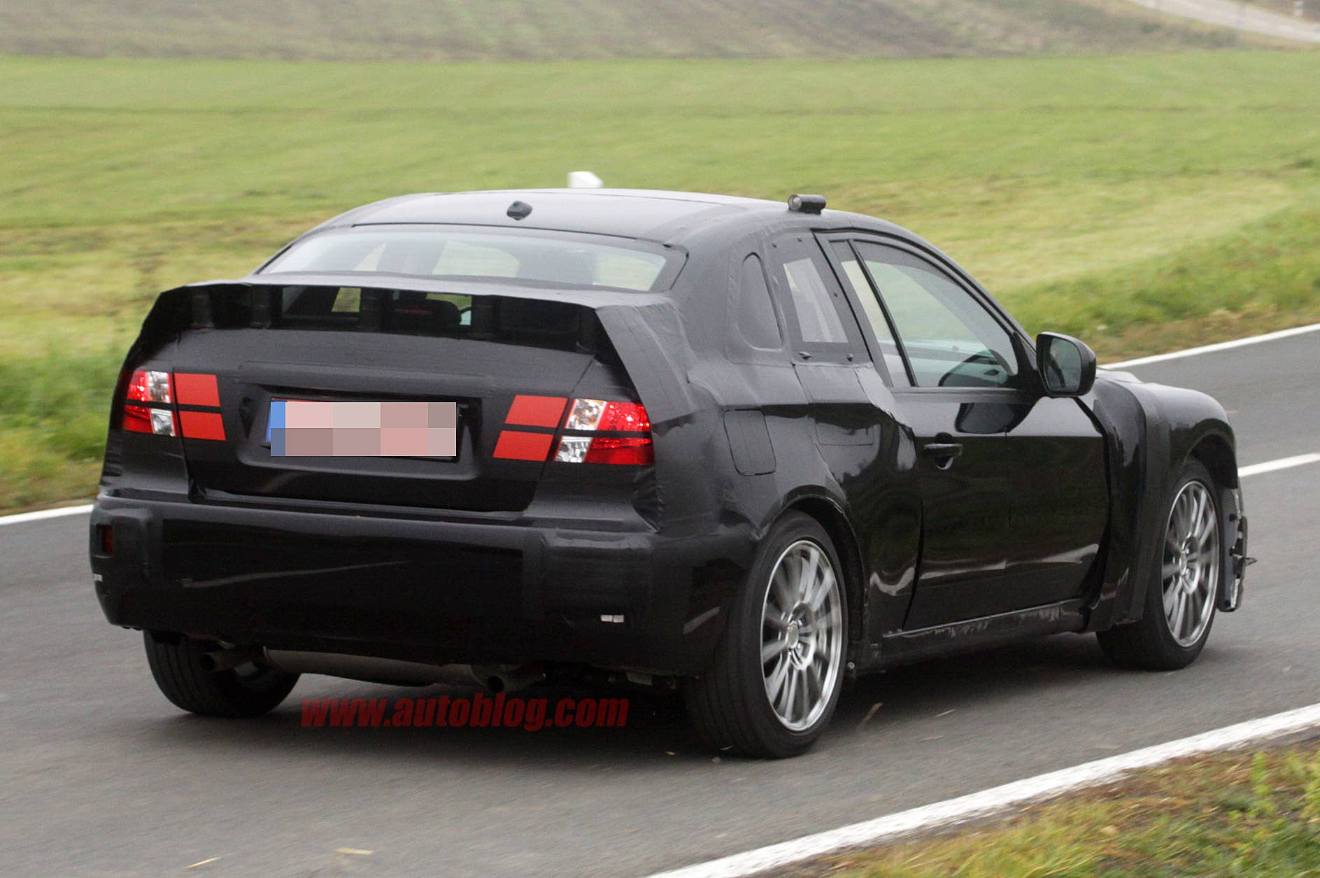 Subaru FT-86 STI Spy Shots rear 3/4