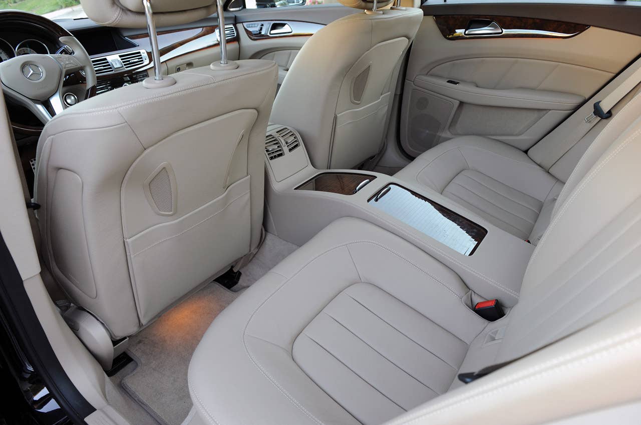 2012 Mercedes-Benz CLS550 rear seats