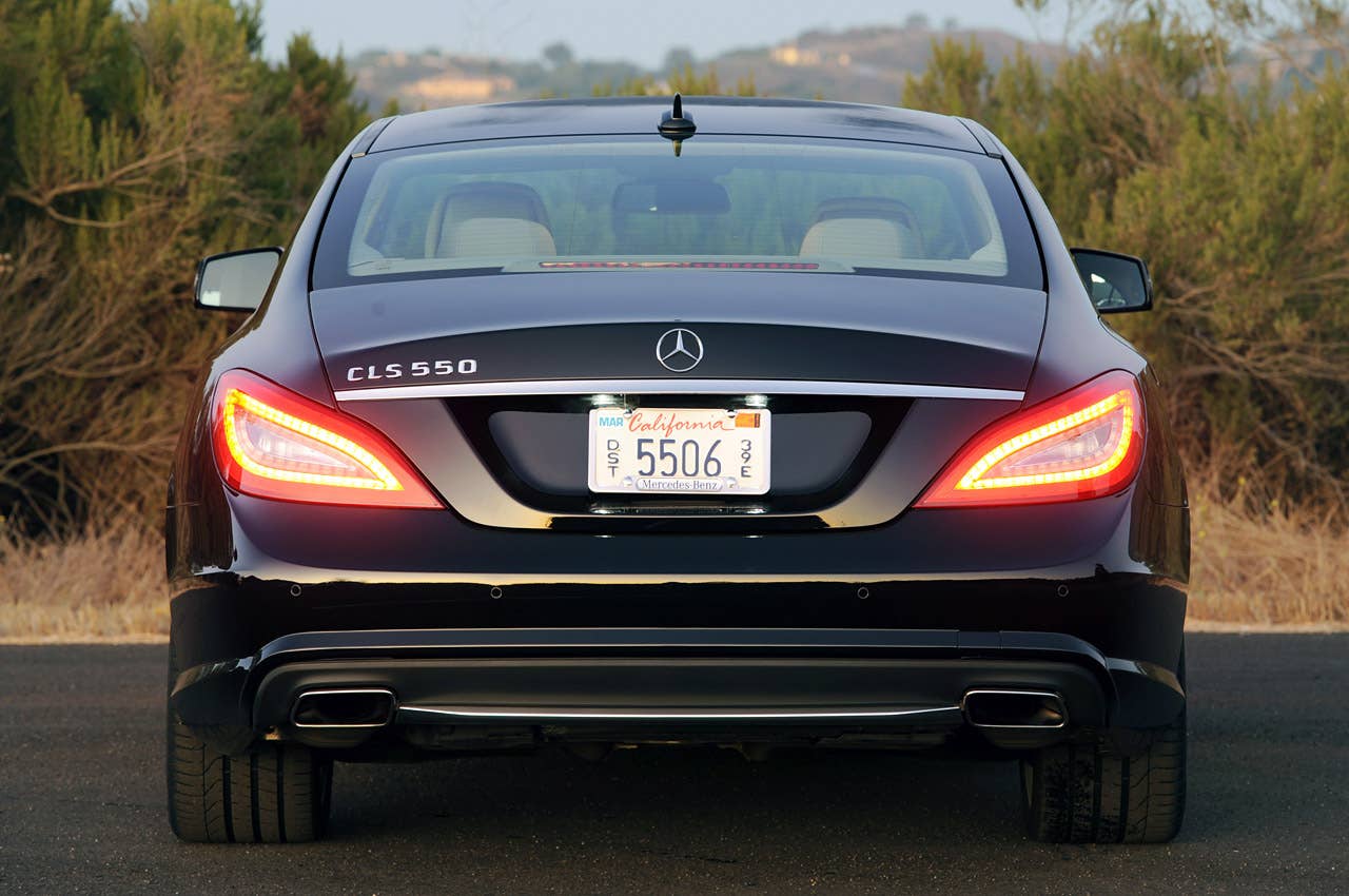 2012 Mercedes-Benz CLS550 rear view