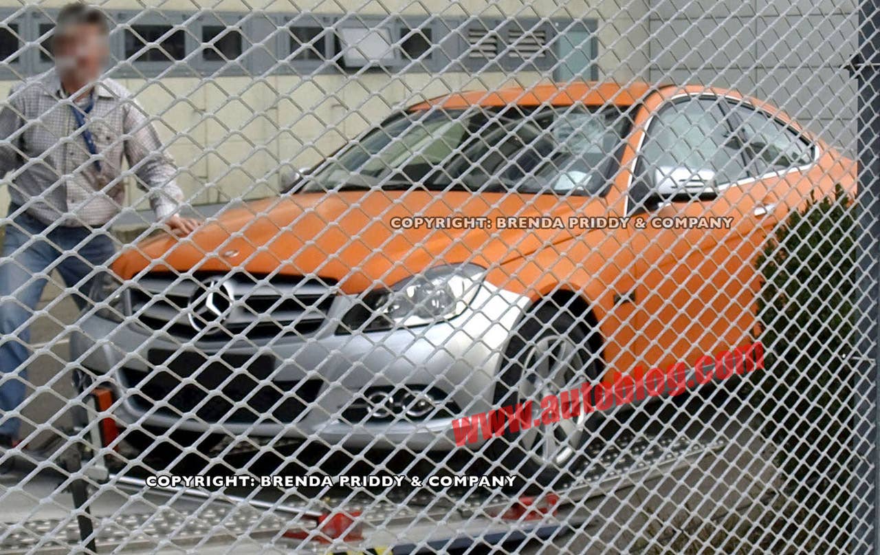 2012 Mercedes-Benz C-Class Coupe Spy Shots