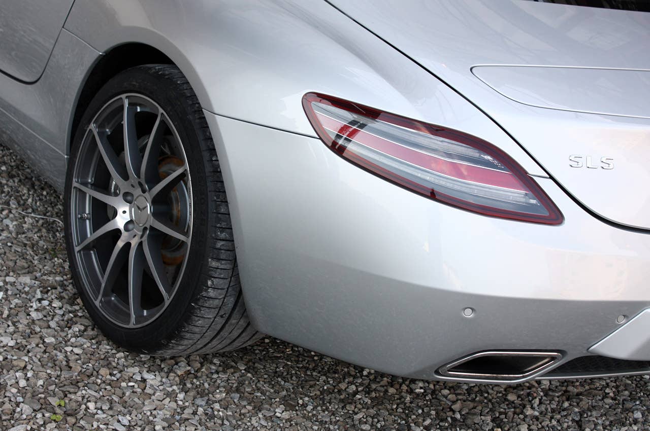 2010 Mercedes-Benz SLS AMG rear detail