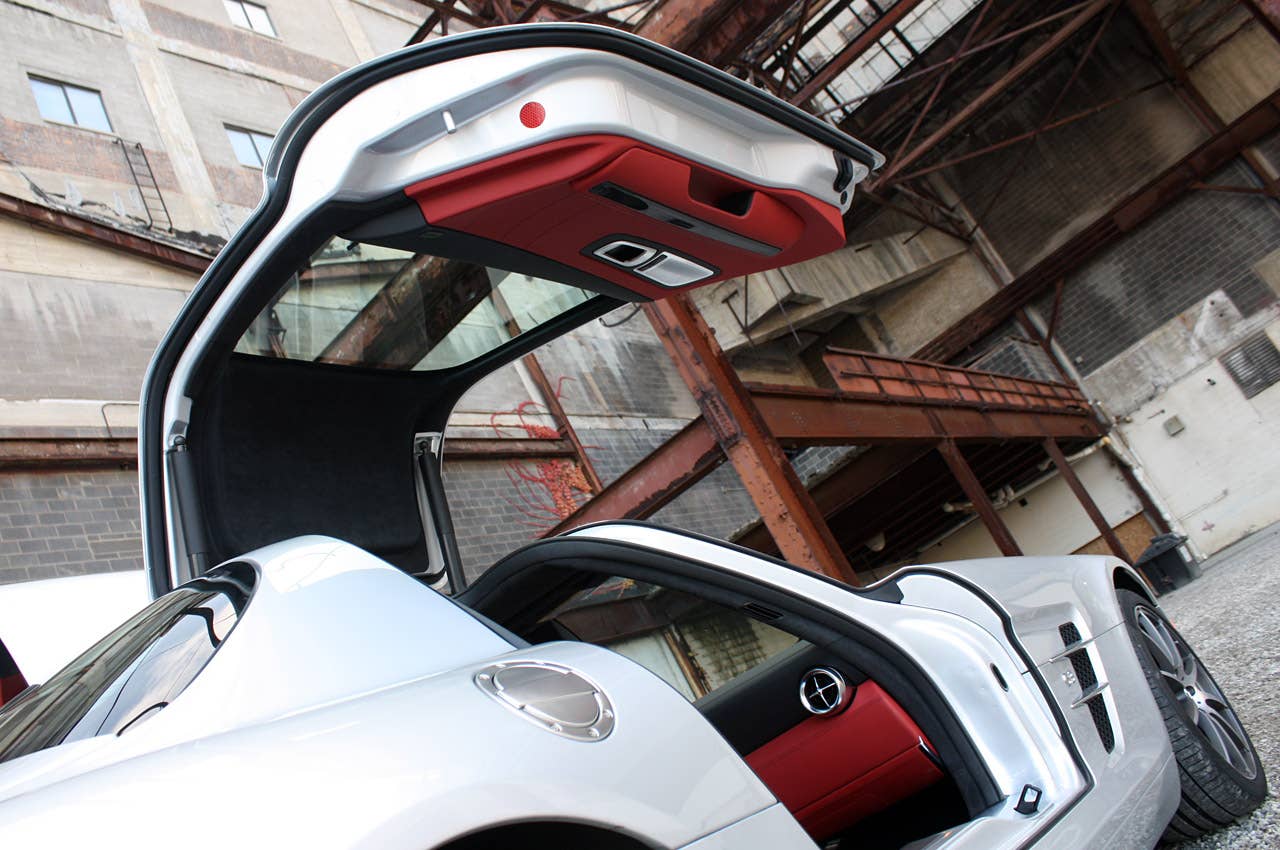 2010 Mercedes-Benz SLS AMG open door