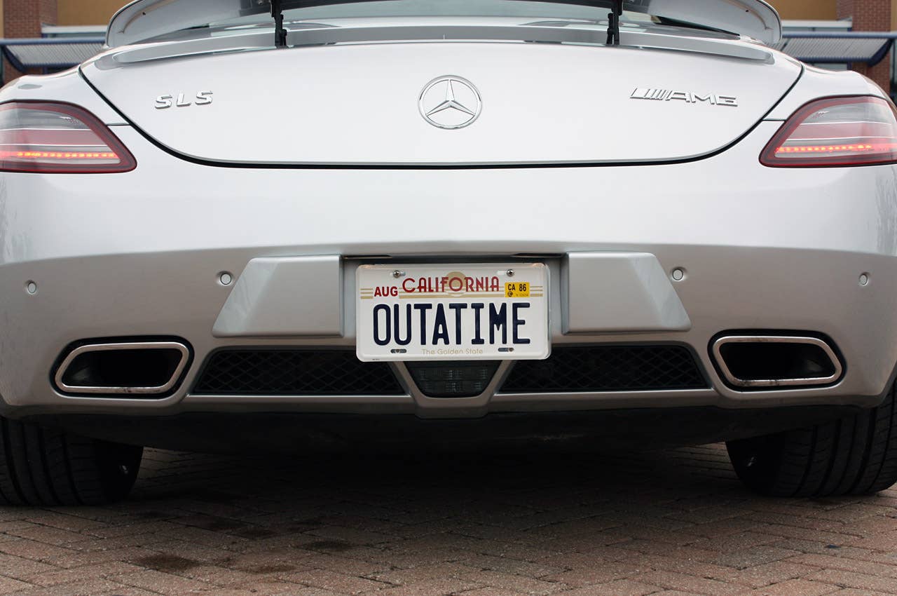 2010 Mercedes-Benz SLS AMG rear detail