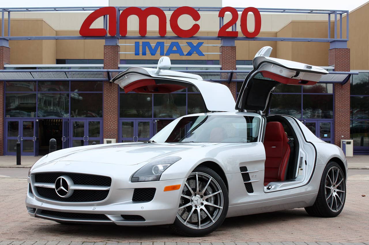 2010 Mercedes-Benz SLS AMG front 3/4 view