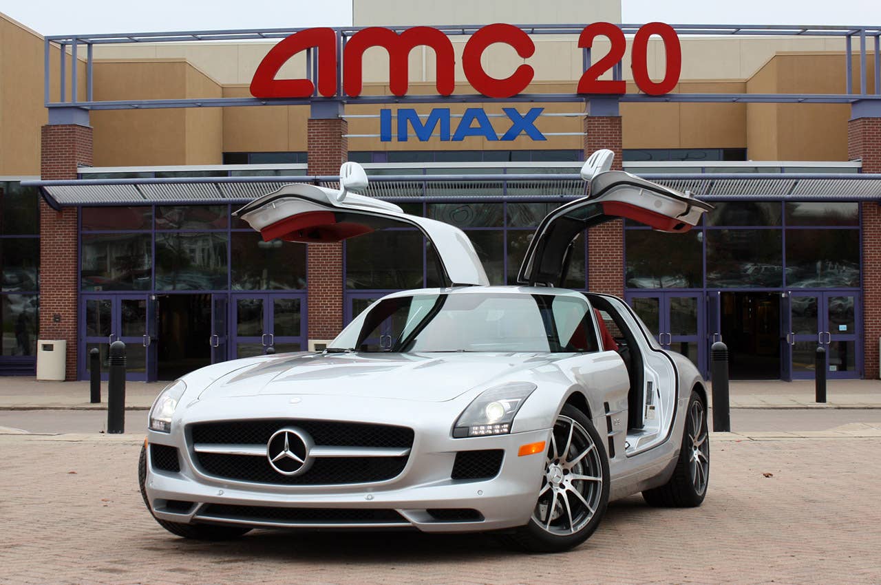 2010 Mercedes-Benz SLS AMG front 3/4 view