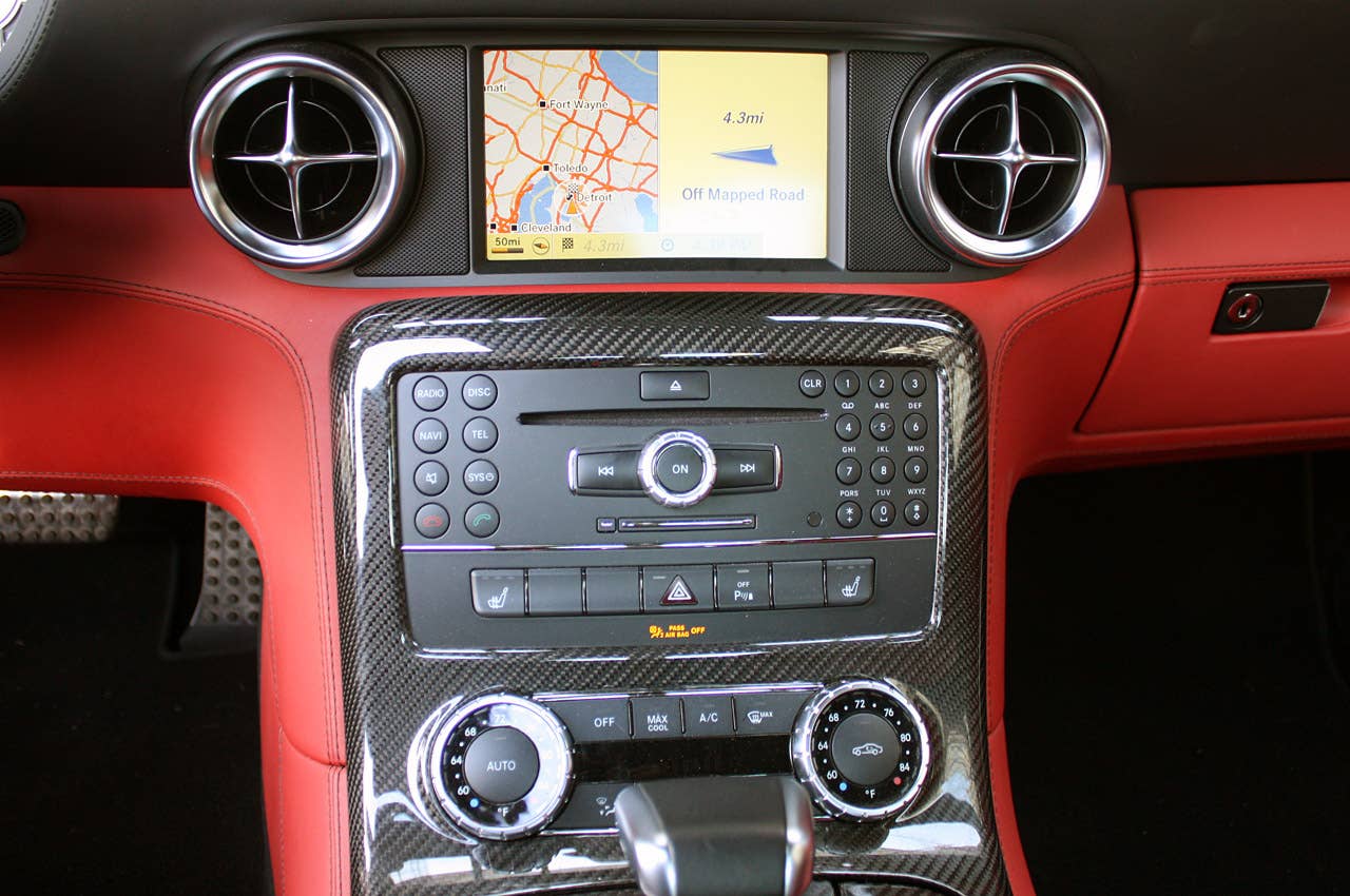 2010 Mercedes-Benz SLS AMG instrument panel