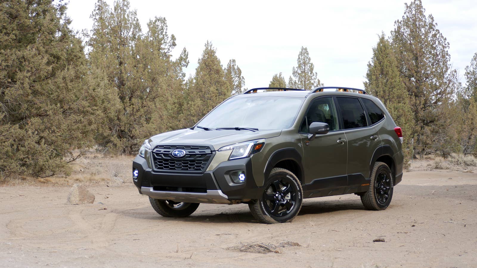2022 Subaru Forester Wilderness front three quarter even