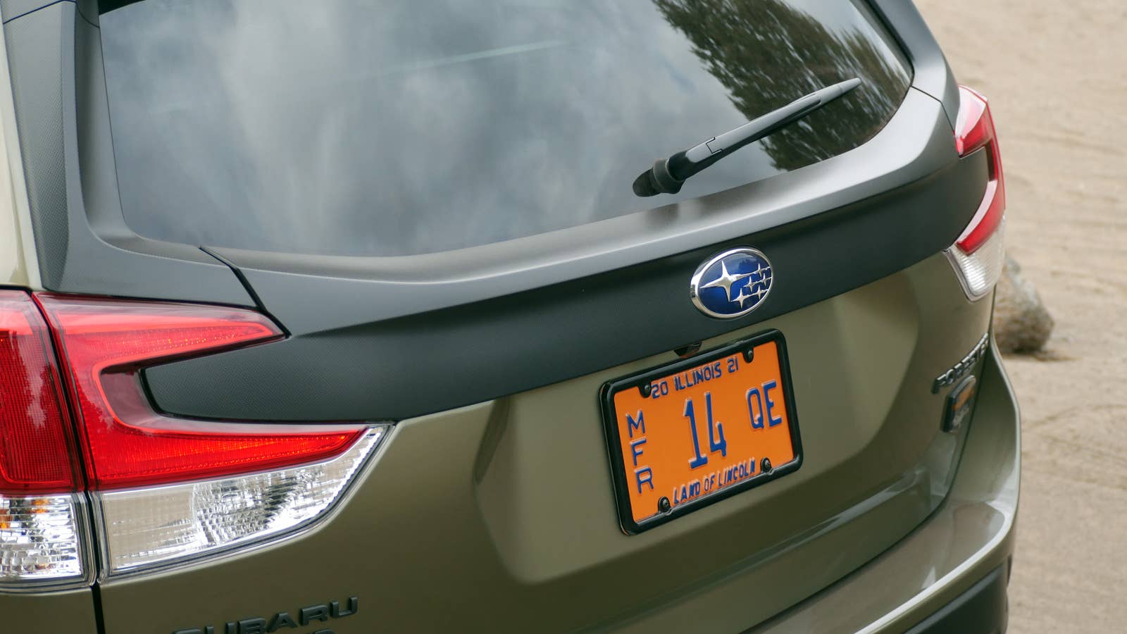 2022 Subaru Forester Wilderness black rear trim