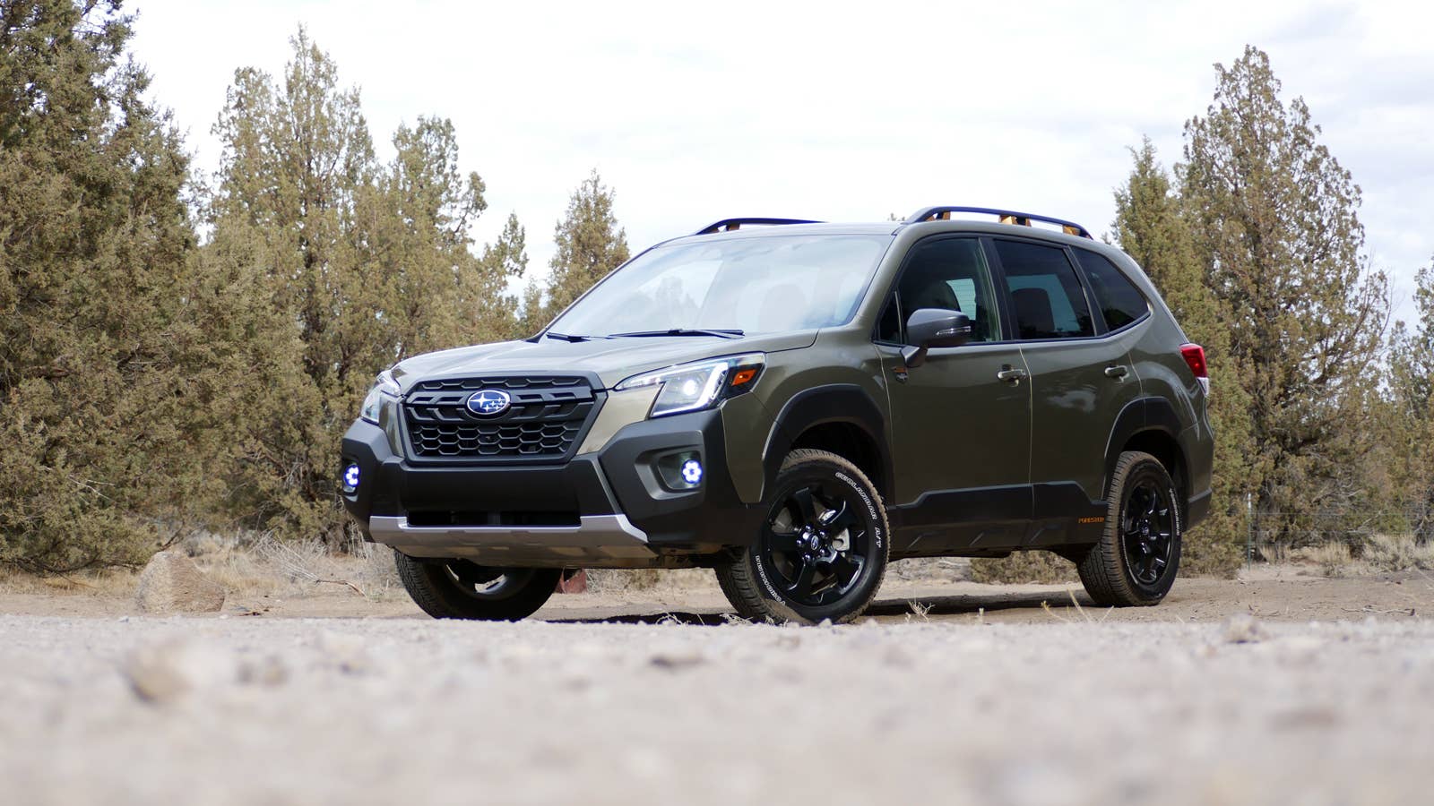 2022 Subaru Forester Wilderness front three quarter low
