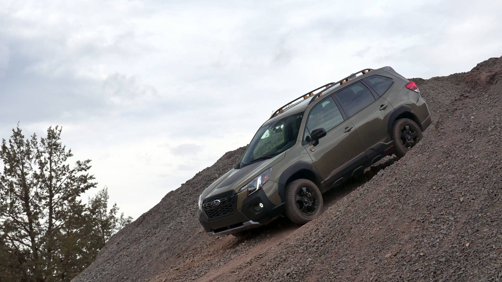 2022 Subaru Forester Wilderness action downhill