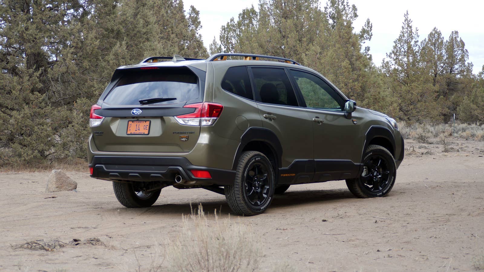 2022 Subaru Forester Wilderness rear three quarter