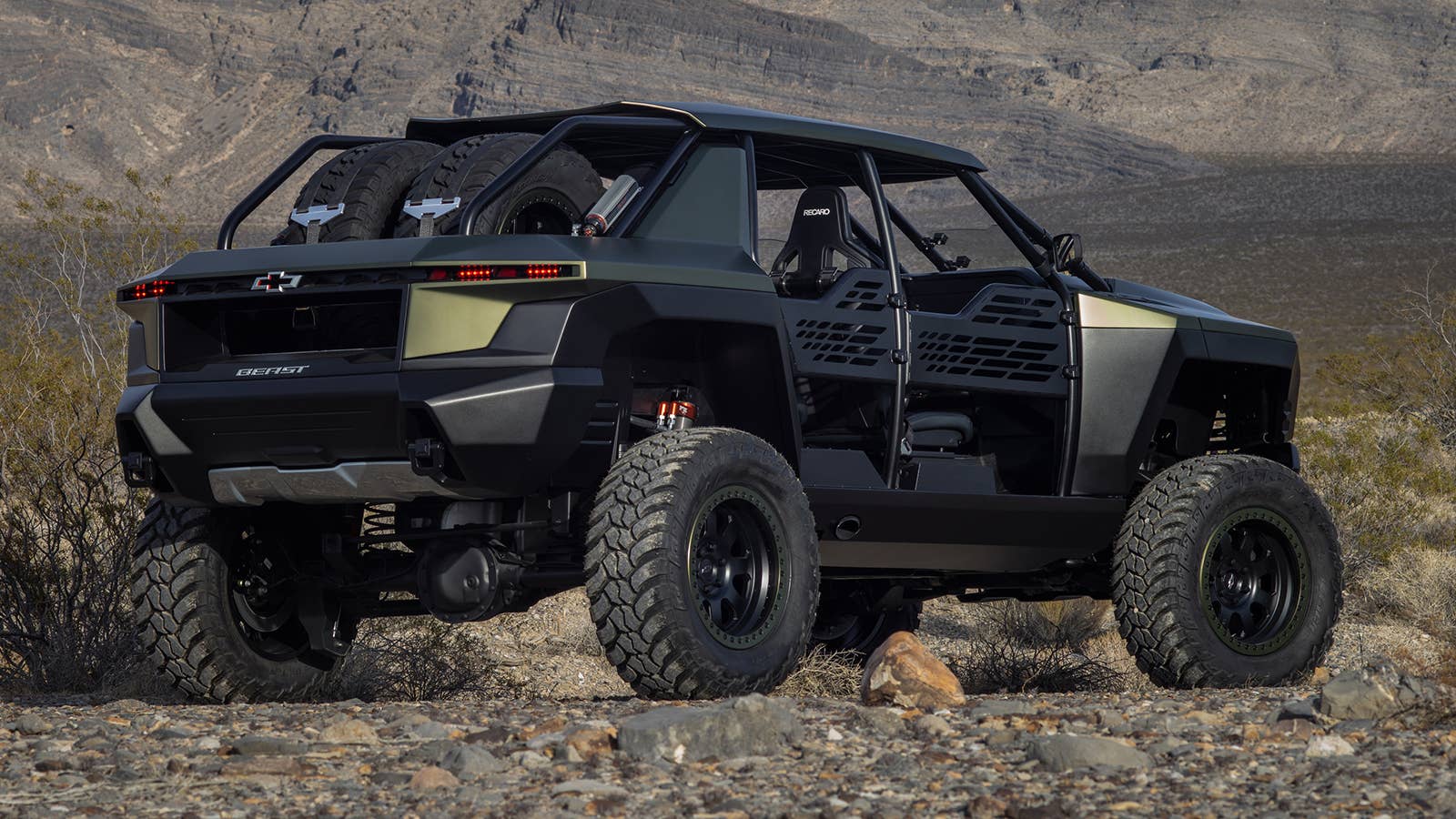 The Chevy Beast concept was a Silverado, now a custom 650-hp monster ...