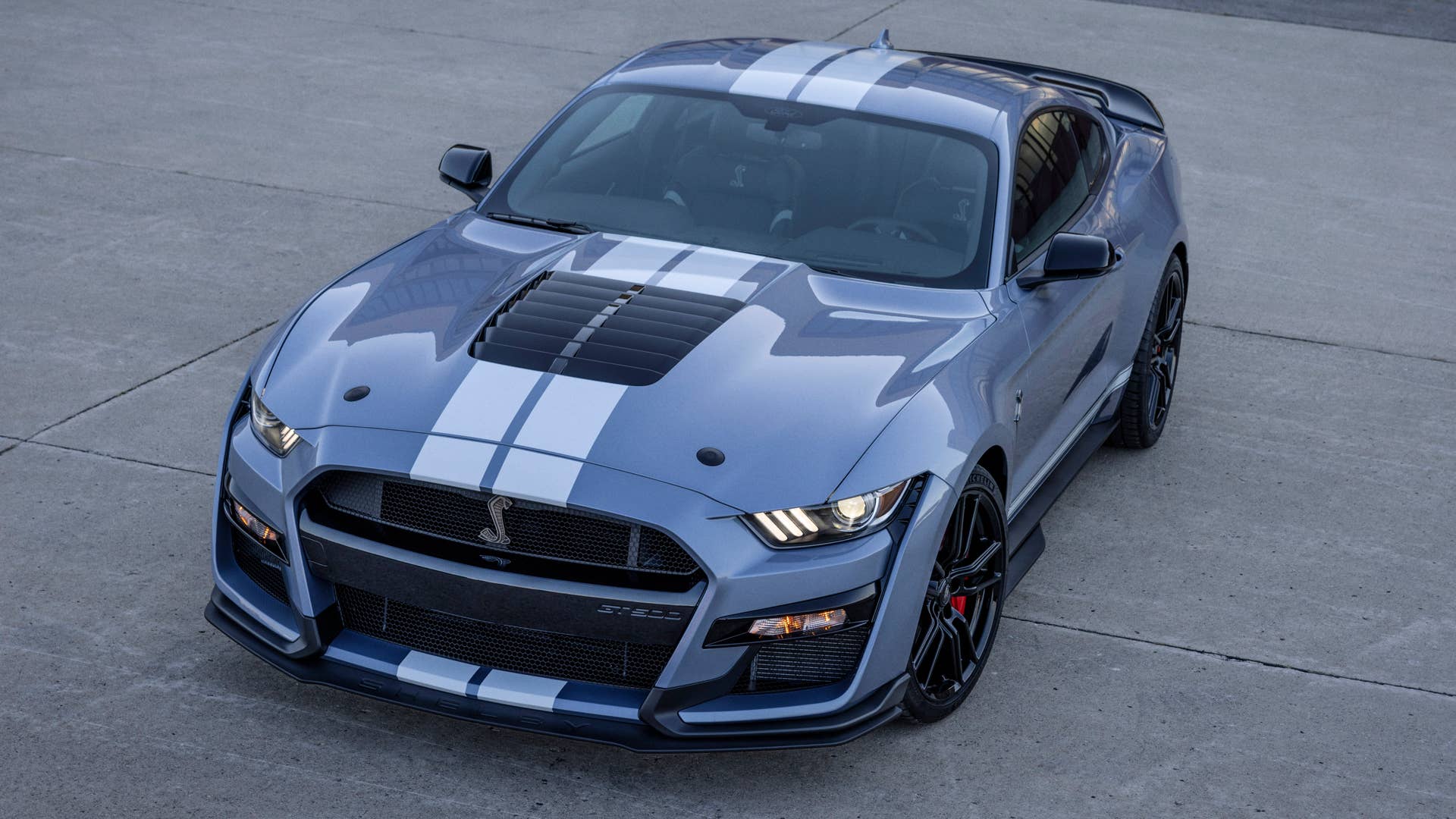 Preproduction model shown. Available spring 2022. GT500 and Shelby are registered trademarks of the Carroll Hall Shelby Trust.