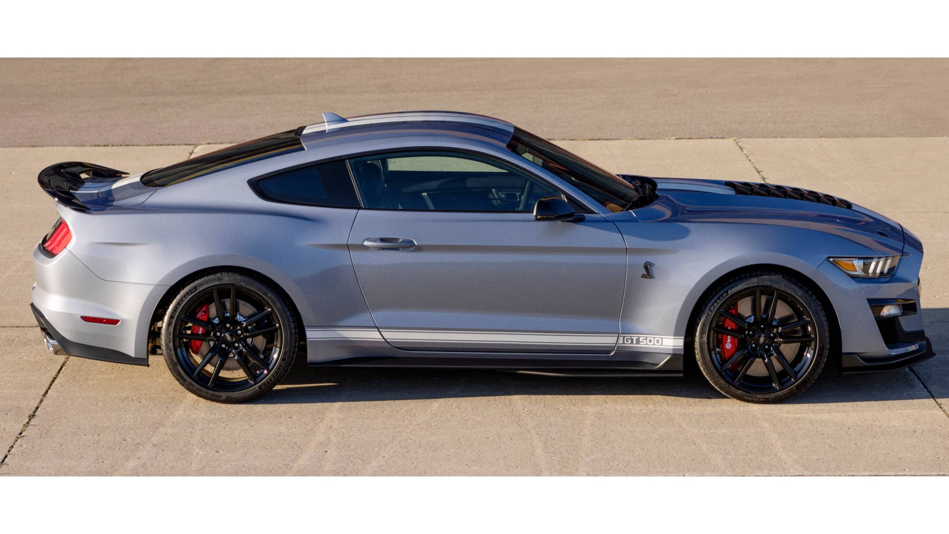 Preproduction model shown. Available spring 2022. GT500 and Shelby are registered trademarks of the Carroll Hall Shelby Trust.